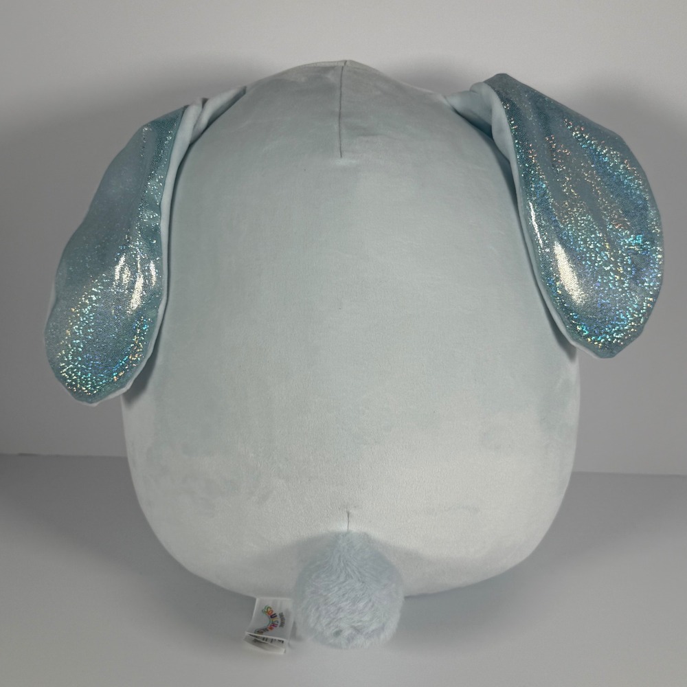 Squishmallows Bastian Blue Bunny Rabbit Easter 12" Plush Winking Shiny Ears 2025 - Picture 3 of 8